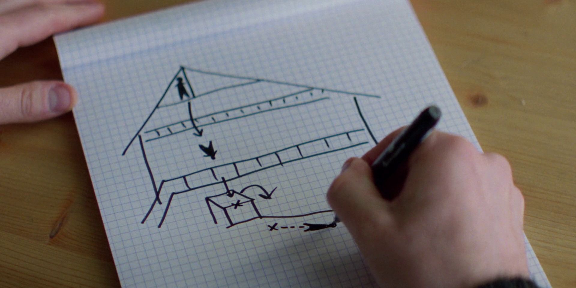 Anatomía de una caída: un dibujo de la teoría del suicidio de Samuel