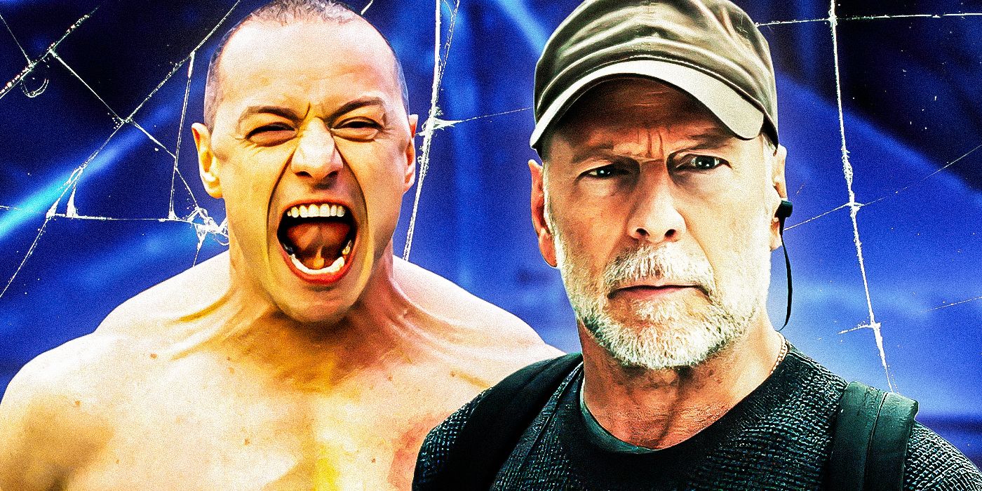 Qué tan fuerte es el supervisor de Bruce Willis en comparación con La bestia de cristal de James McAvoy