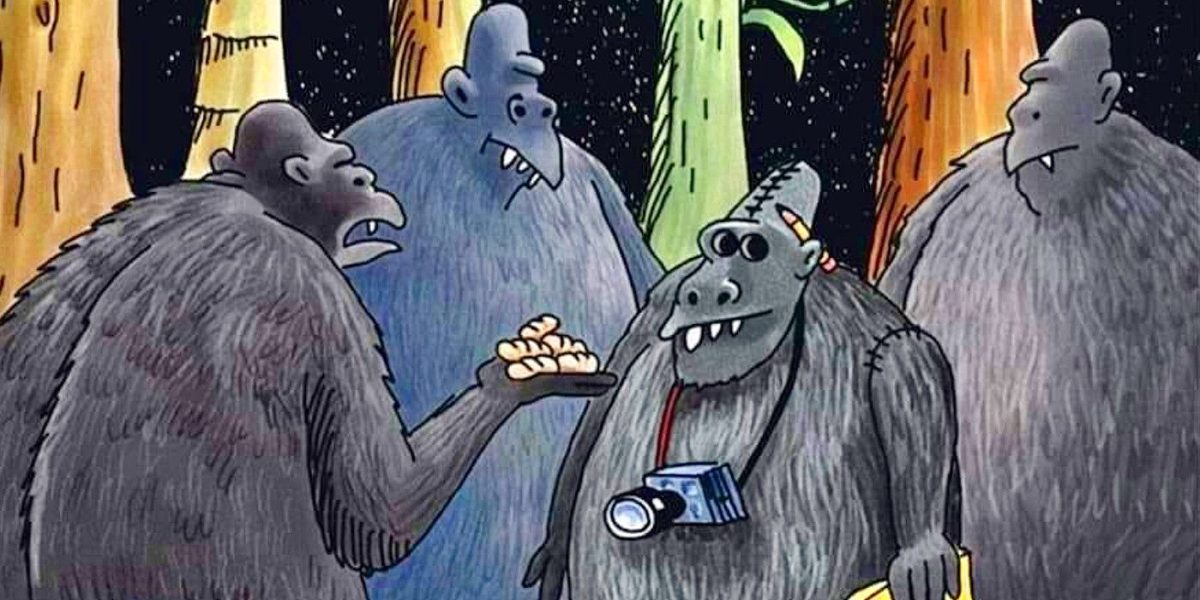 Los 10 cómics más divertidos de Far Side protagonizados por simios
