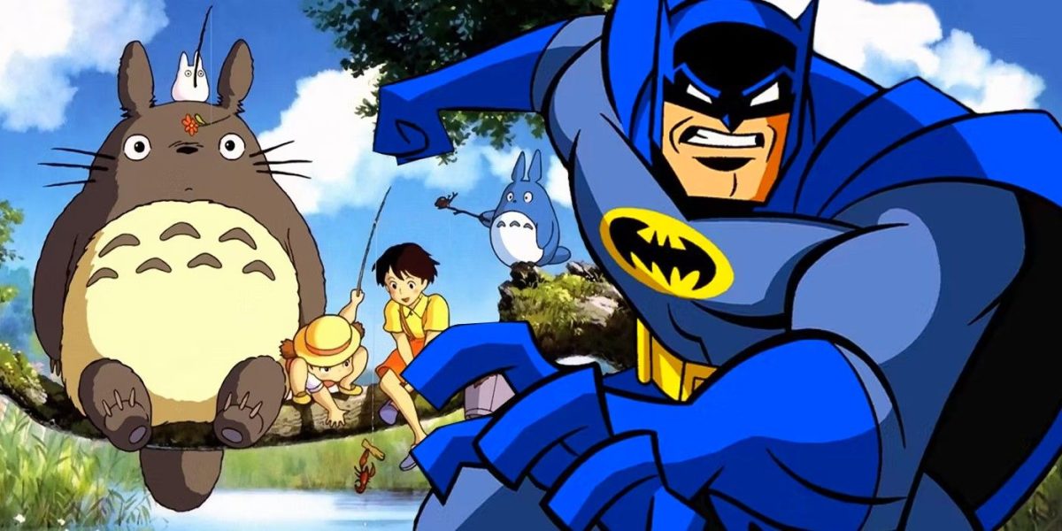Batman y Robin obtienen un rediseño genial de Studio Ghibli en My Neighbor Totoro Fanart