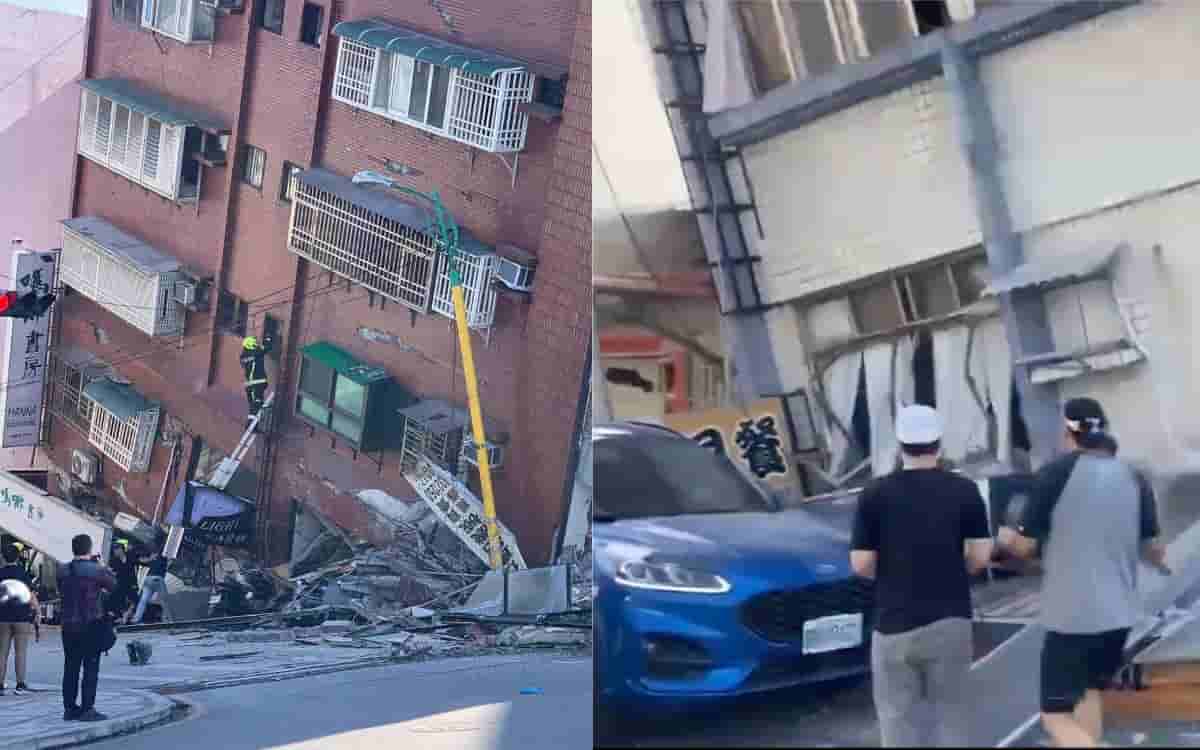 Al menos un muerto y 50 heridos deja terremoto de 7.2 grados en Taiwán