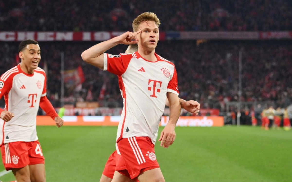 Champions League: Mete Joshua Kimmich a los bávaros en Semifinales | Video