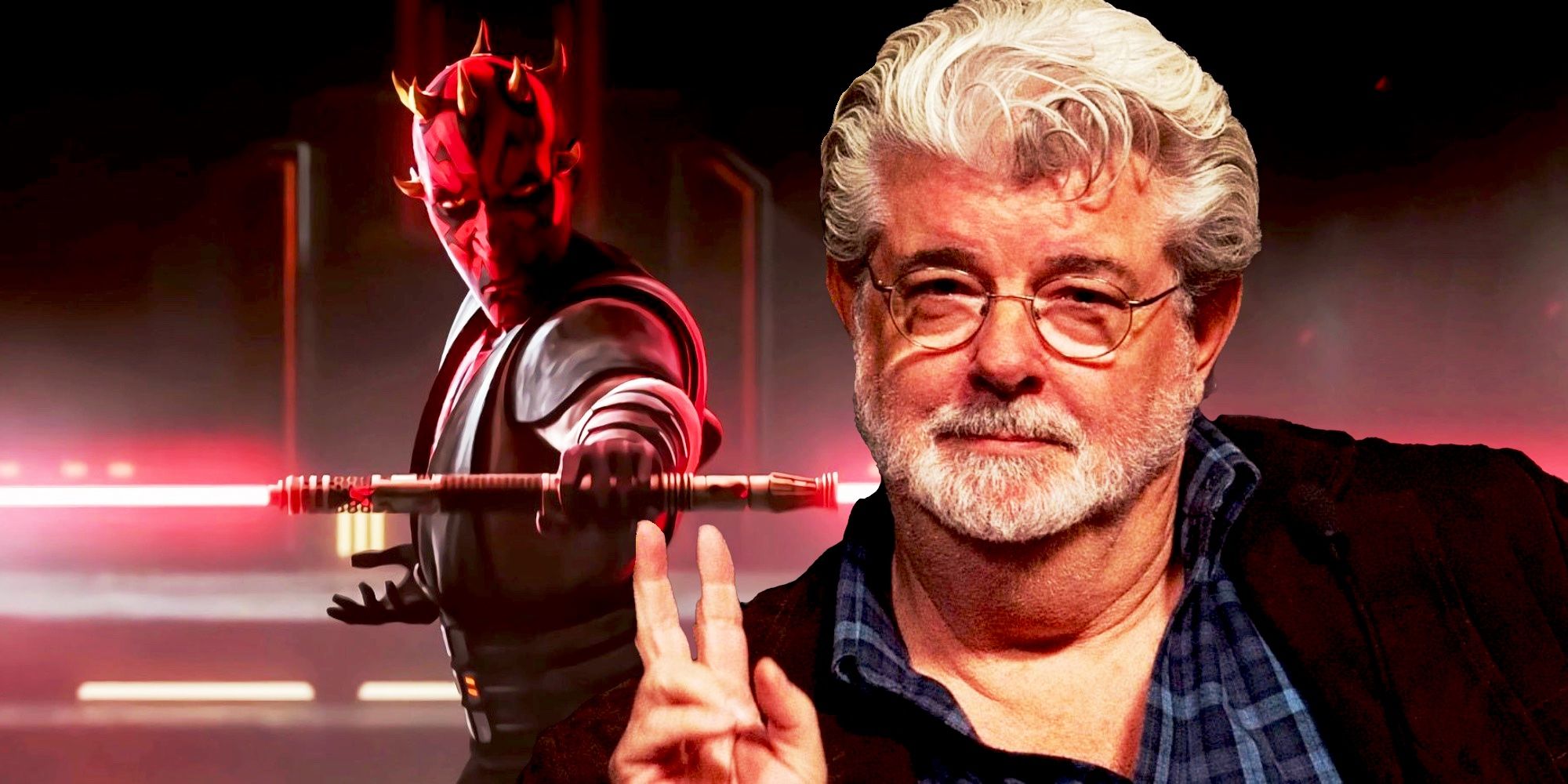 Cómo George Lucas planeó la resurrección de las Guerras Clon de Darth Maul