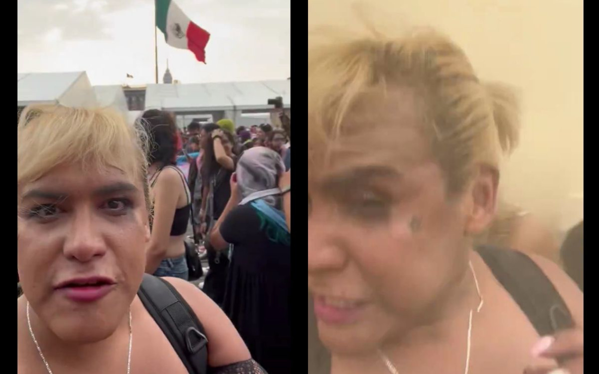 Diputada de Morena denuncia uso de gas en Marcha por la Visibilidad Trans