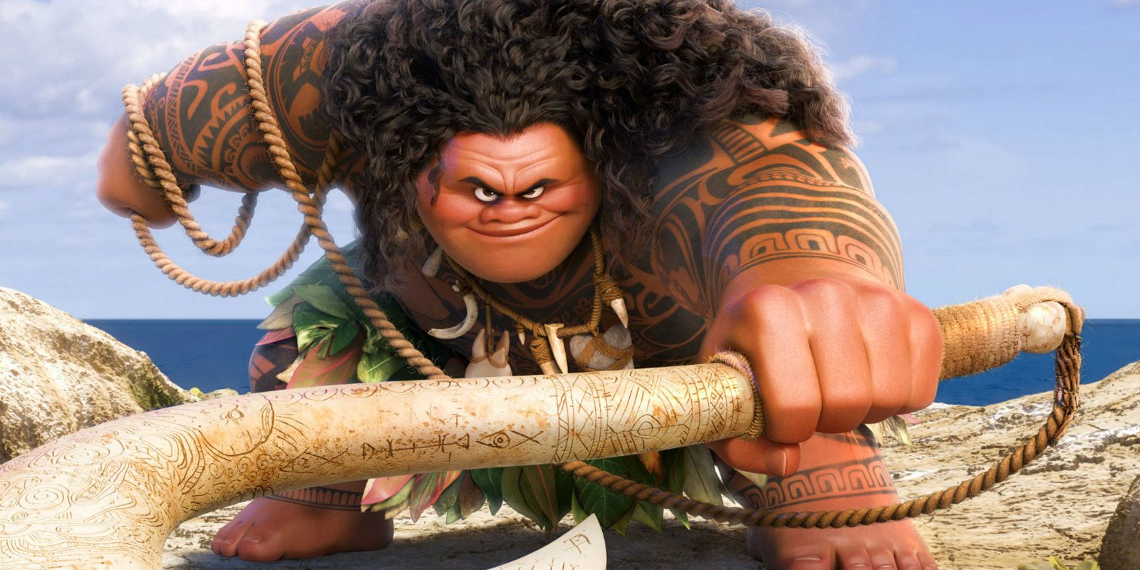 Dwayne Johnson es imaginado como un Maui de aspecto épico en el arte de Moana de acción real