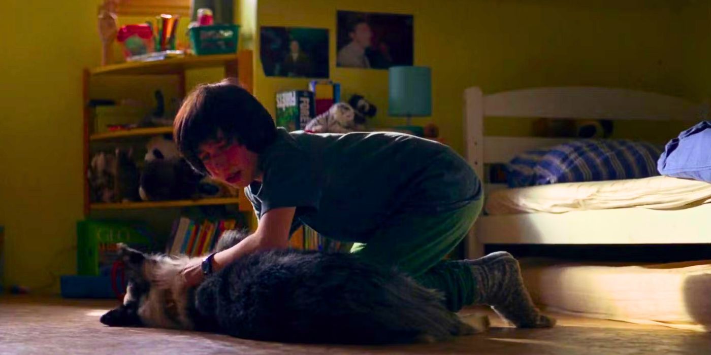 Messi como Snoop haciéndose el muerto con Daniel en Anatomía de una caída