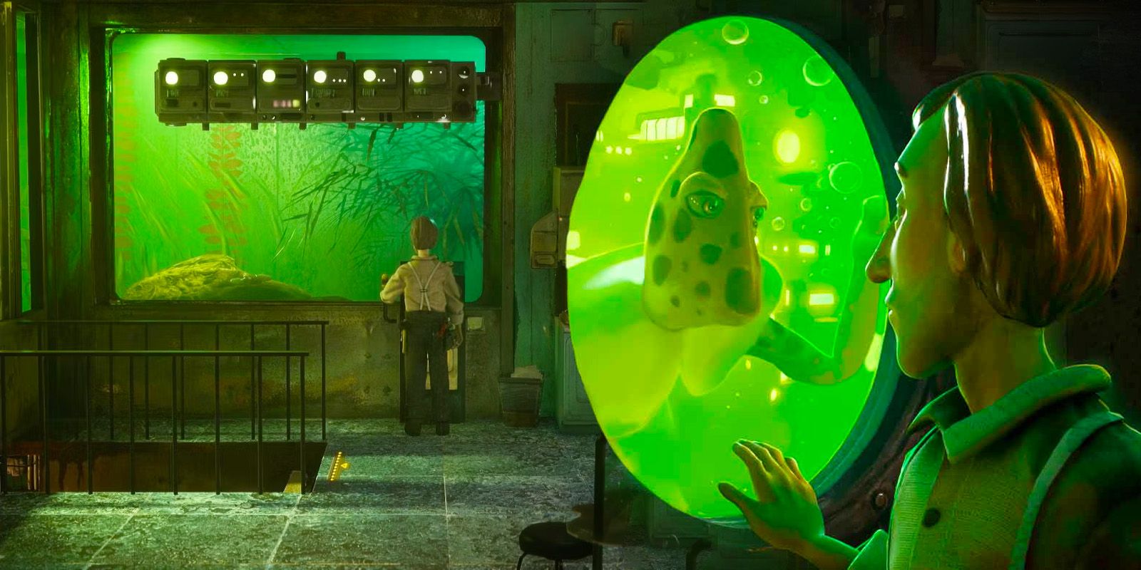 Harold Halibut: Cómo limpiar la estación de filtrado y alimentar a los peces