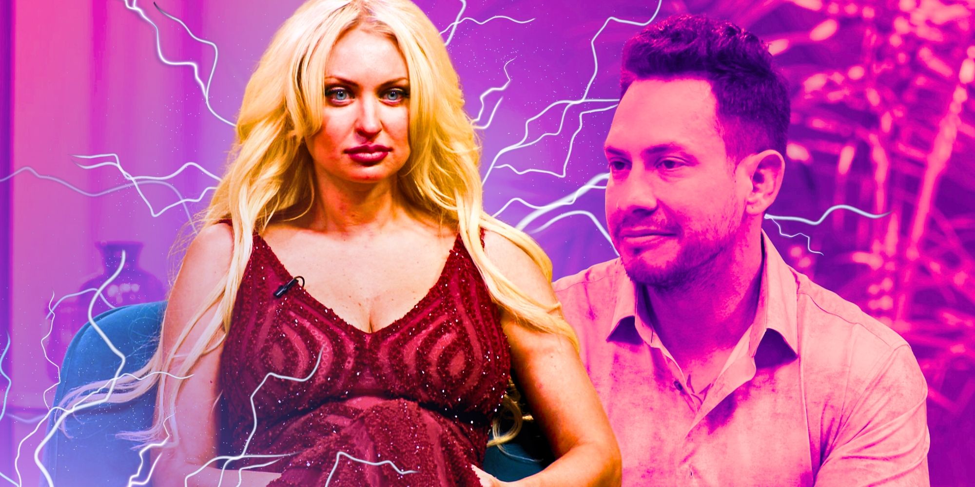 Natalie, prometido de 90 días, rompe a llorar cuando la interrogan sobre las relaciones fallidas entre Mike y Josh