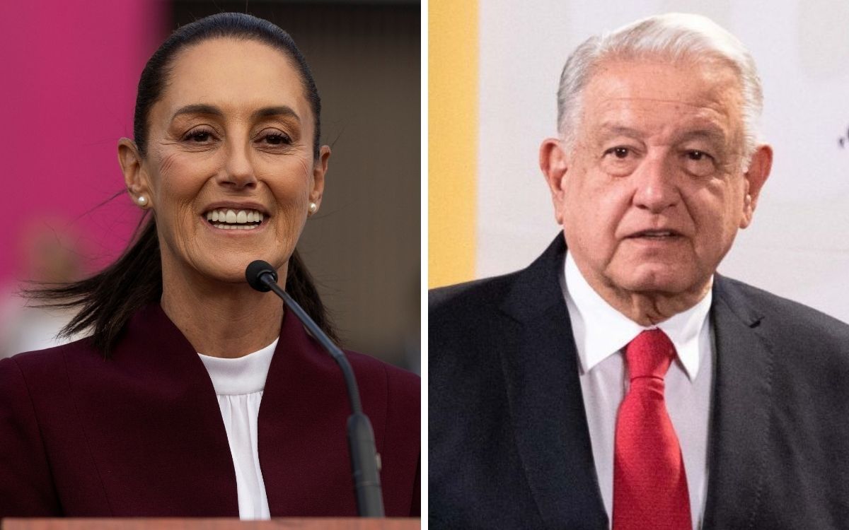 Niega AMLO distanciamiento con Sheinbaum tras primer debate presidencial
