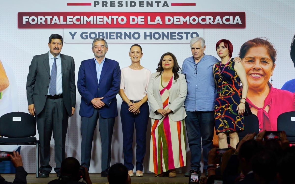 Reforma a poderes judiciales, regular notarías y Agencia Anticorrupción, propuestas de Sheinbaum contra desvíos