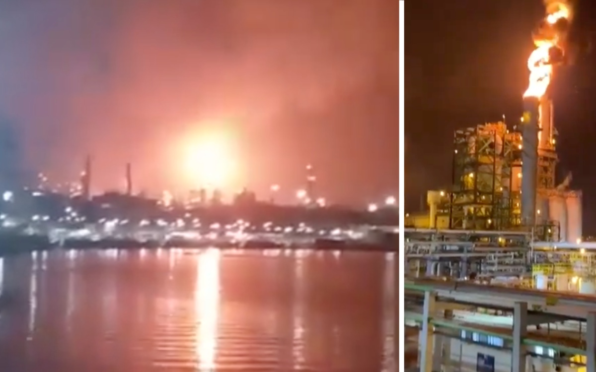 Reportan explosión en la Refinería de Minatitlán, Veracruz | Video