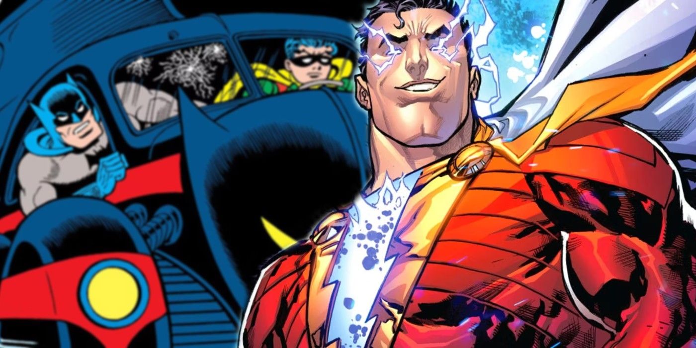 Shazam acaba de conseguir su propio batimóvil, con el nombre en clave perfecto