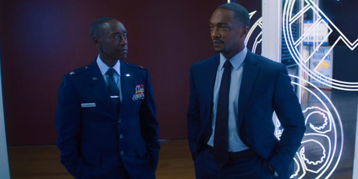 La nueva escena eliminada de Falcon y el Soldado de Invierno es la configuración del giro perdido de Rhodey que estábamos esperando