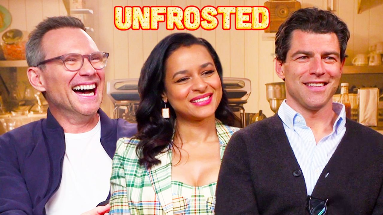 Christian Slater, Sarah Cooper y Max Greenfield sobre la alegre locura de Unfrosted de Jerry Seinfeld