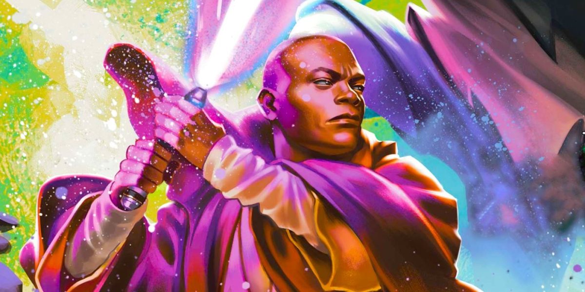 El sable de luz morado de Mace Windu se encuentra oficialmente con su rival