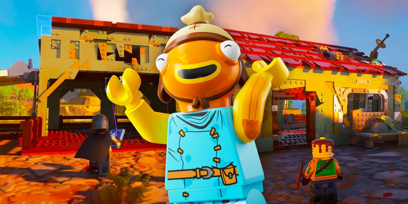 Cómo construir un puesto de avanzada en una aldea rebelde en LEGO Fortnite