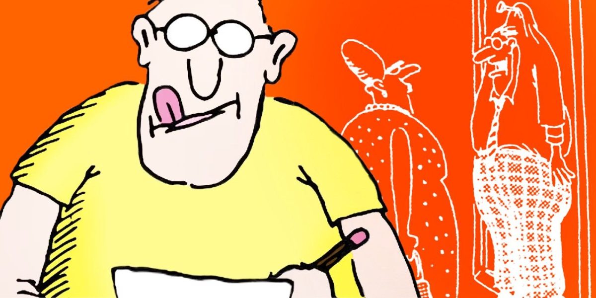 Este cómic de Far Side fue un insulto directo al editor de Gary Larson