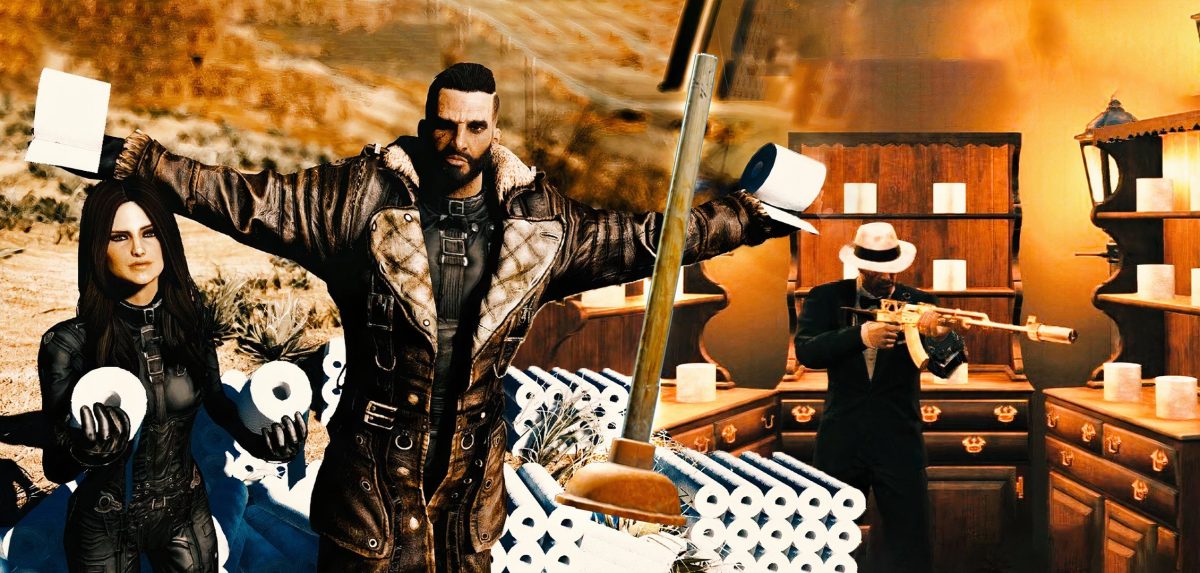Dónde encontrar papel higiénico y émbolos en Fallout 76