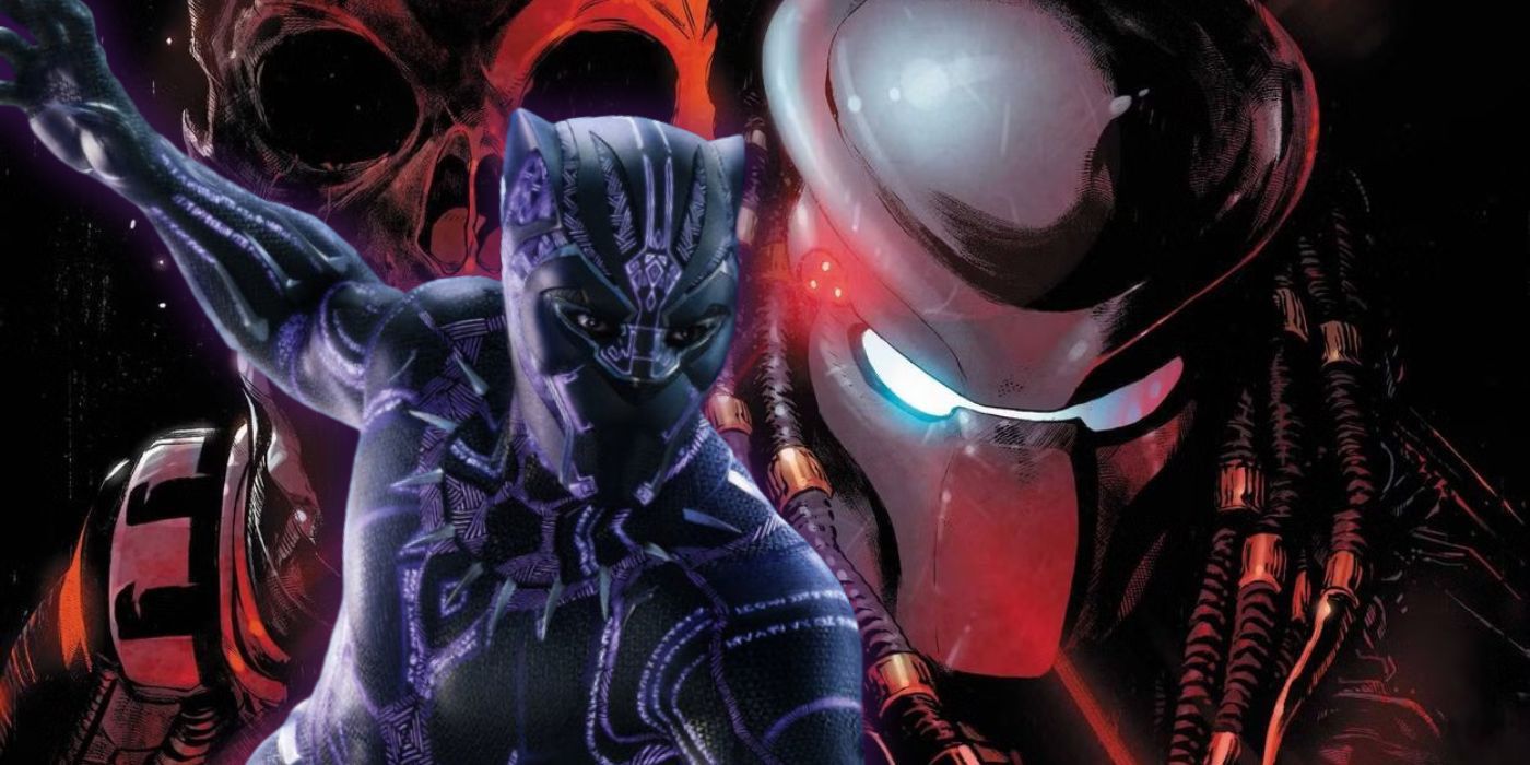 Predator vs Black Panther estrena la nueva armadura asesina de Yautja de T’Challa