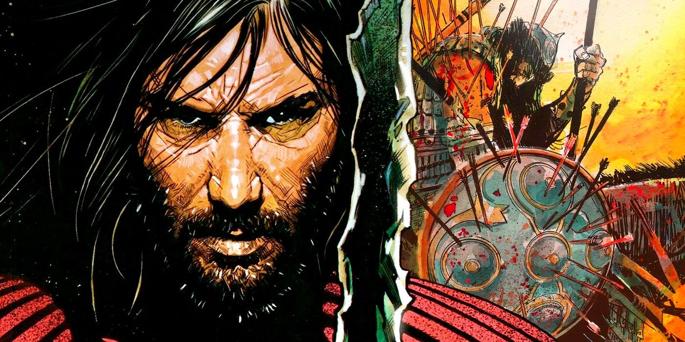 Keanu Reeves es el arma definitiva de Genghis Khan en BRZRKR: The Lost Book of B