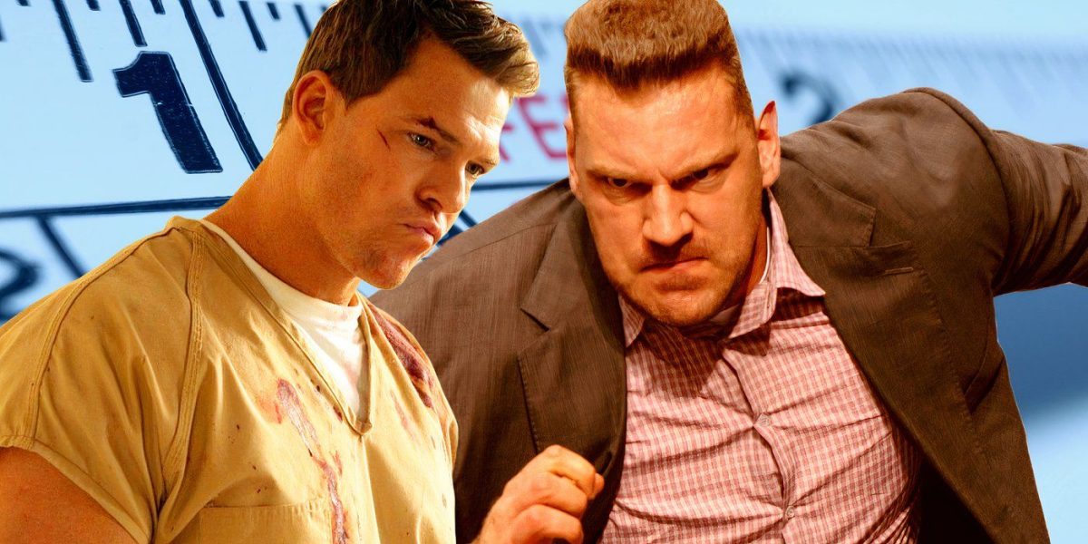 ¿Cuánto más grande es Paulie de Olivier Richters en comparación con Reacher de Alan Ritchson?