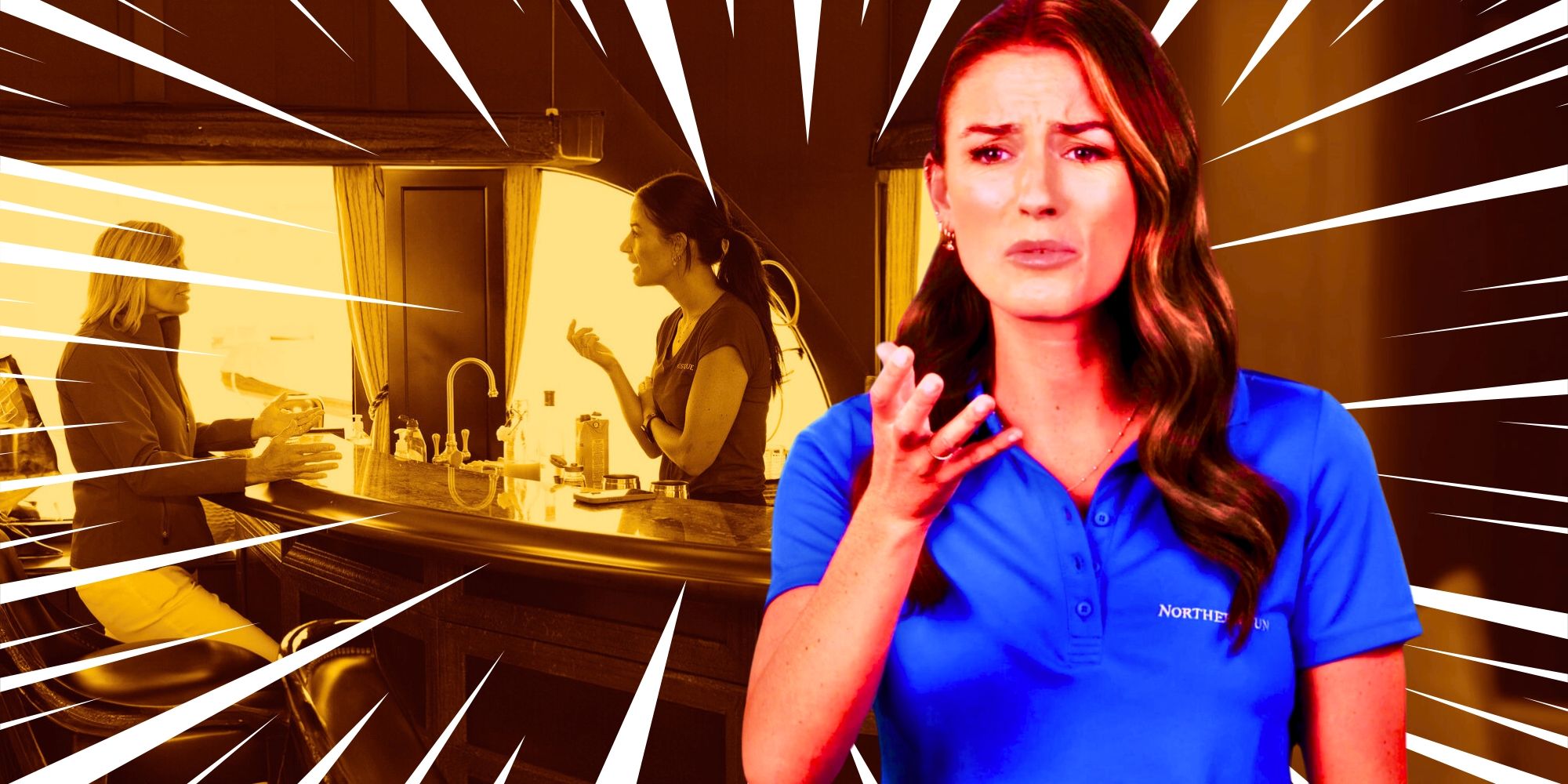 8 razones por las que Aesha Scott no debería estar debajo de la cubierta del Mediterráneo (ella pertenece a debajo de la cubierta, abajo)