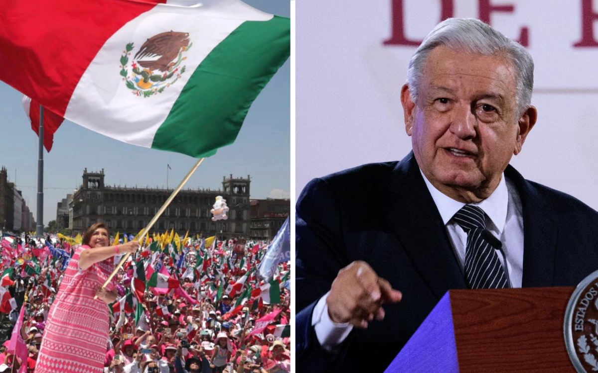 AMLO asegura que Marea Rosa no fue la primer marcha en su contra; hace 20 años que hay campaña politiquera