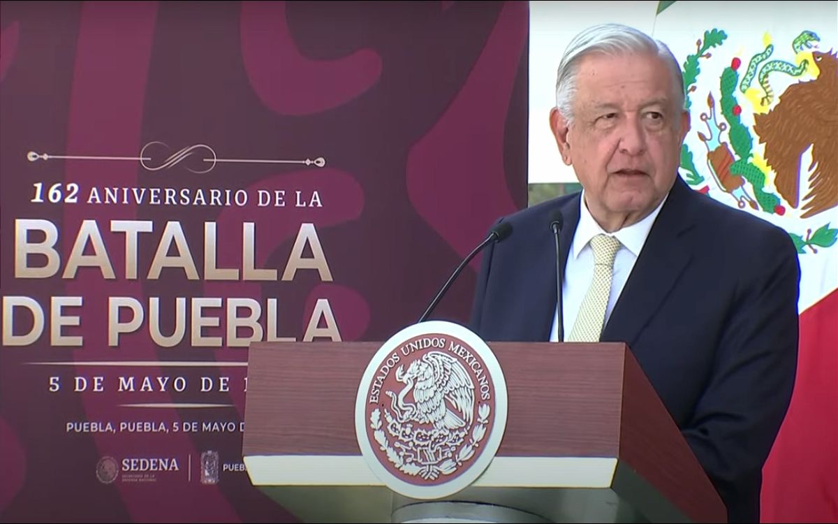 AMLO reivindica defensa de la soberanía a 162 años de Batalla de Puebla