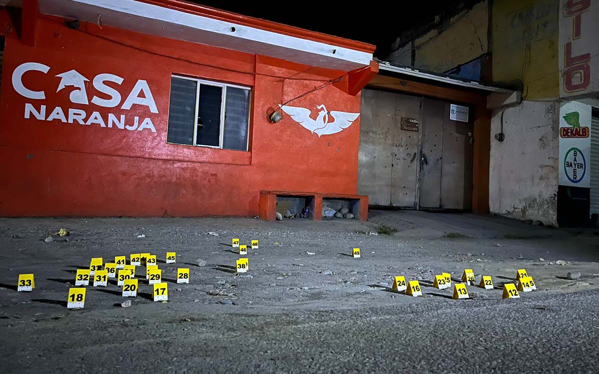 Atacan a balazos casa de campaña de candidato de MC la alcaldía de Axochiapan