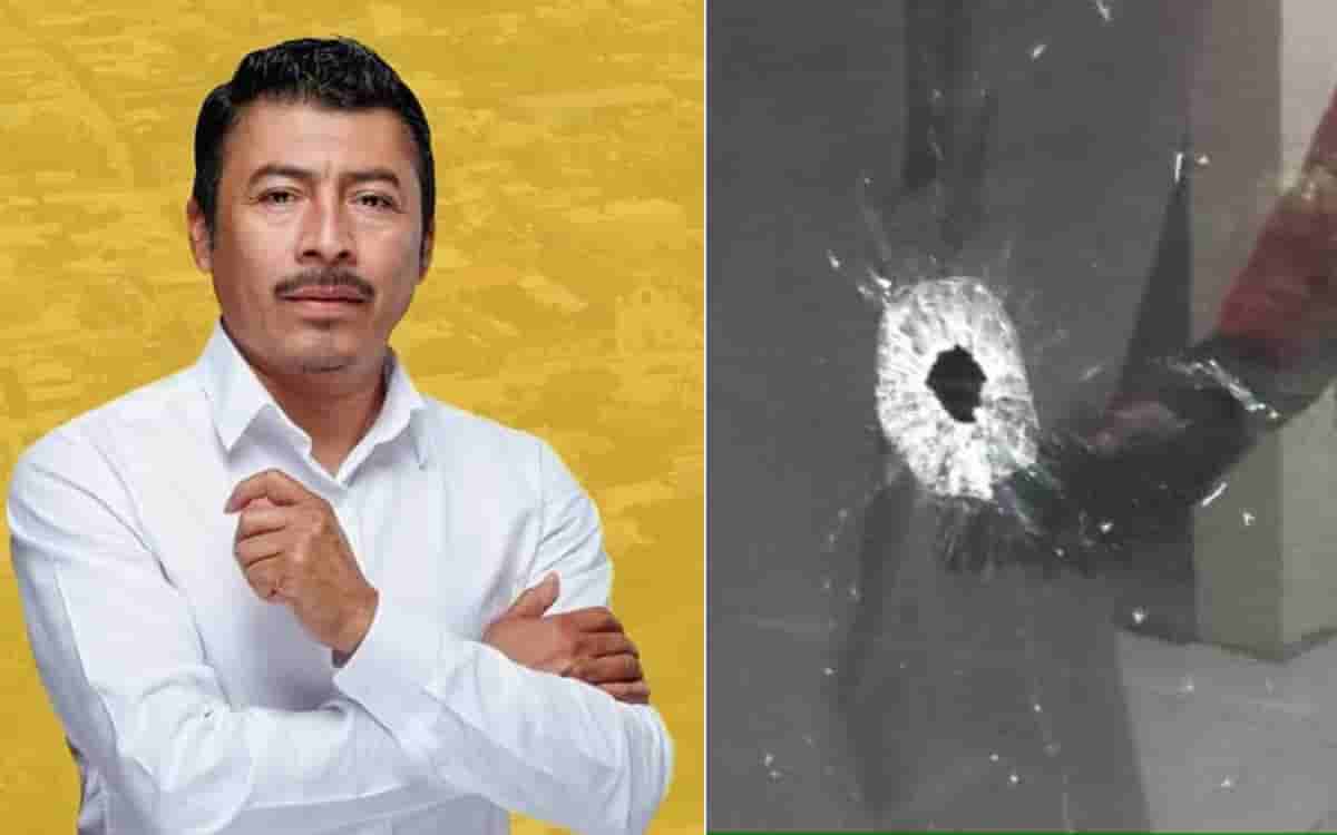 Balean casa de Lenin Pérez, candidato a alcalde de Coapilla, Chiapas