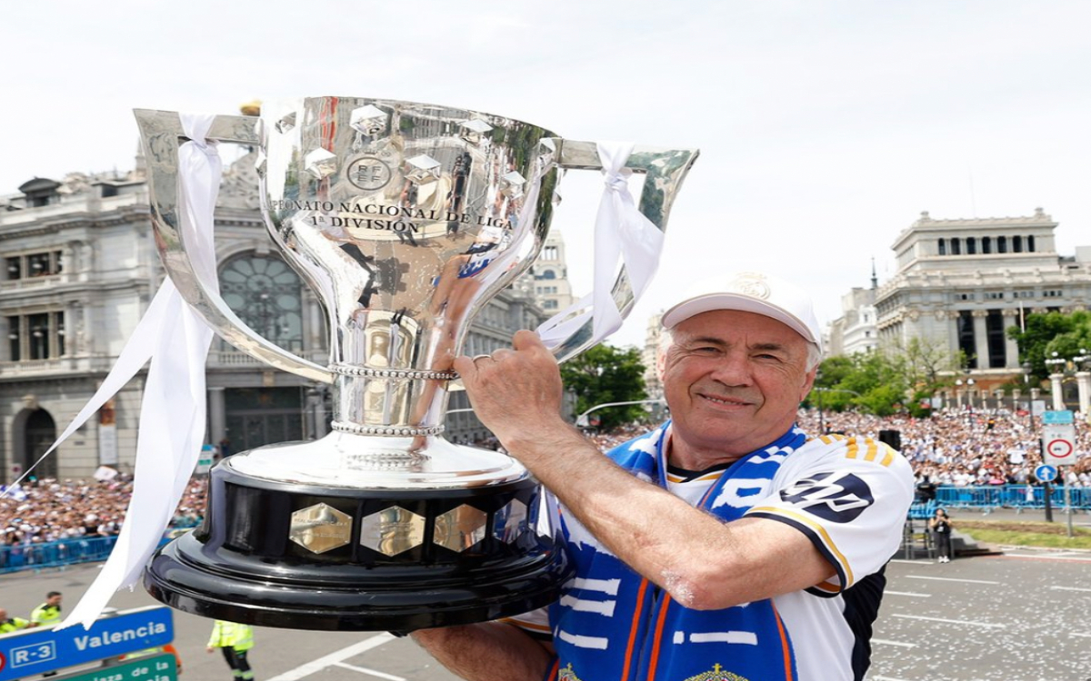 Celebra Real Madrid su título de liga número 36 en Las Cibeles | Video