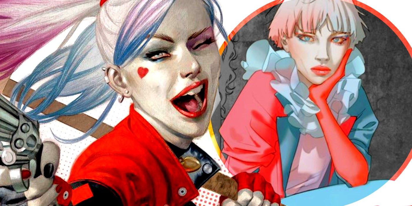 El nuevo disfraz rosa y azul de Harley Quinn es una evolución asombrosa de su diseño original