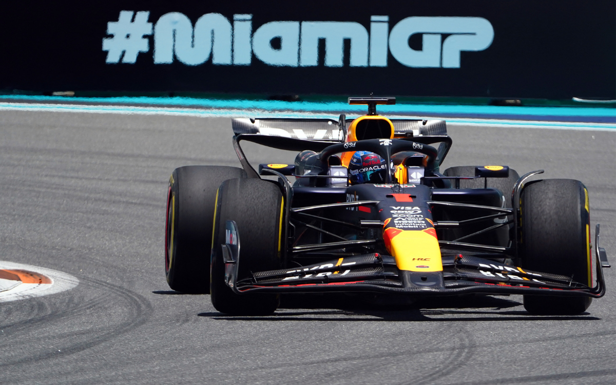 F1: Verstappen, el más rápido en la práctica del GP de Miami
