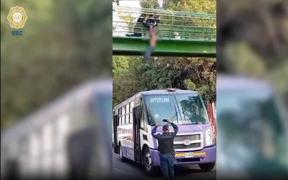 Hombre intenta suicidarse y termina ante Juez Cívico | Video