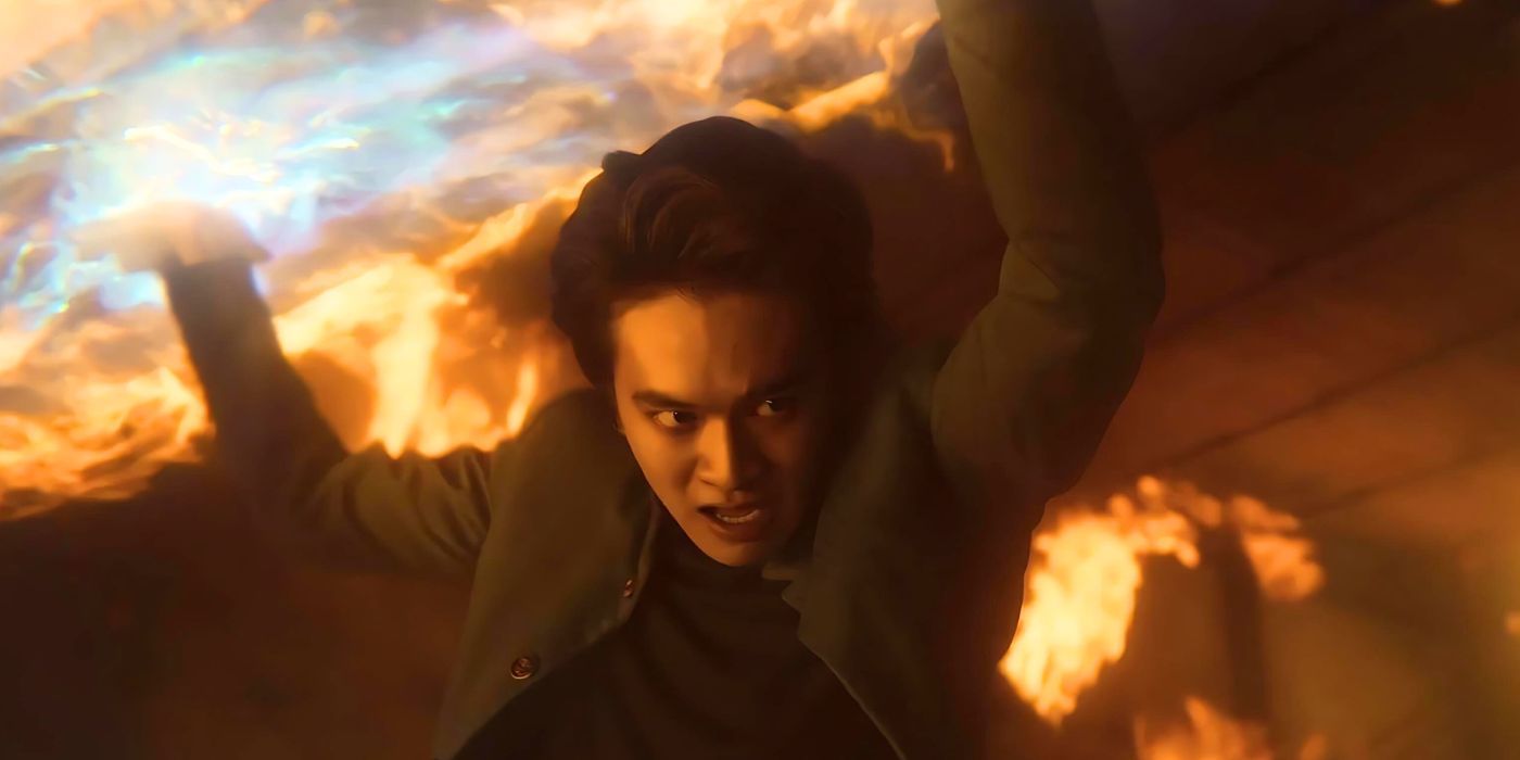 Yusuke Urameshi ejerce energía espiritual en Yu Yu Hakusho de Netflix