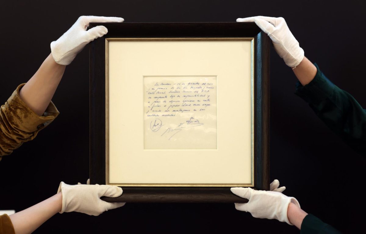 La histórica servilleta con el primer contrato de Messi sale a subasta en Londres por 350,000 euros