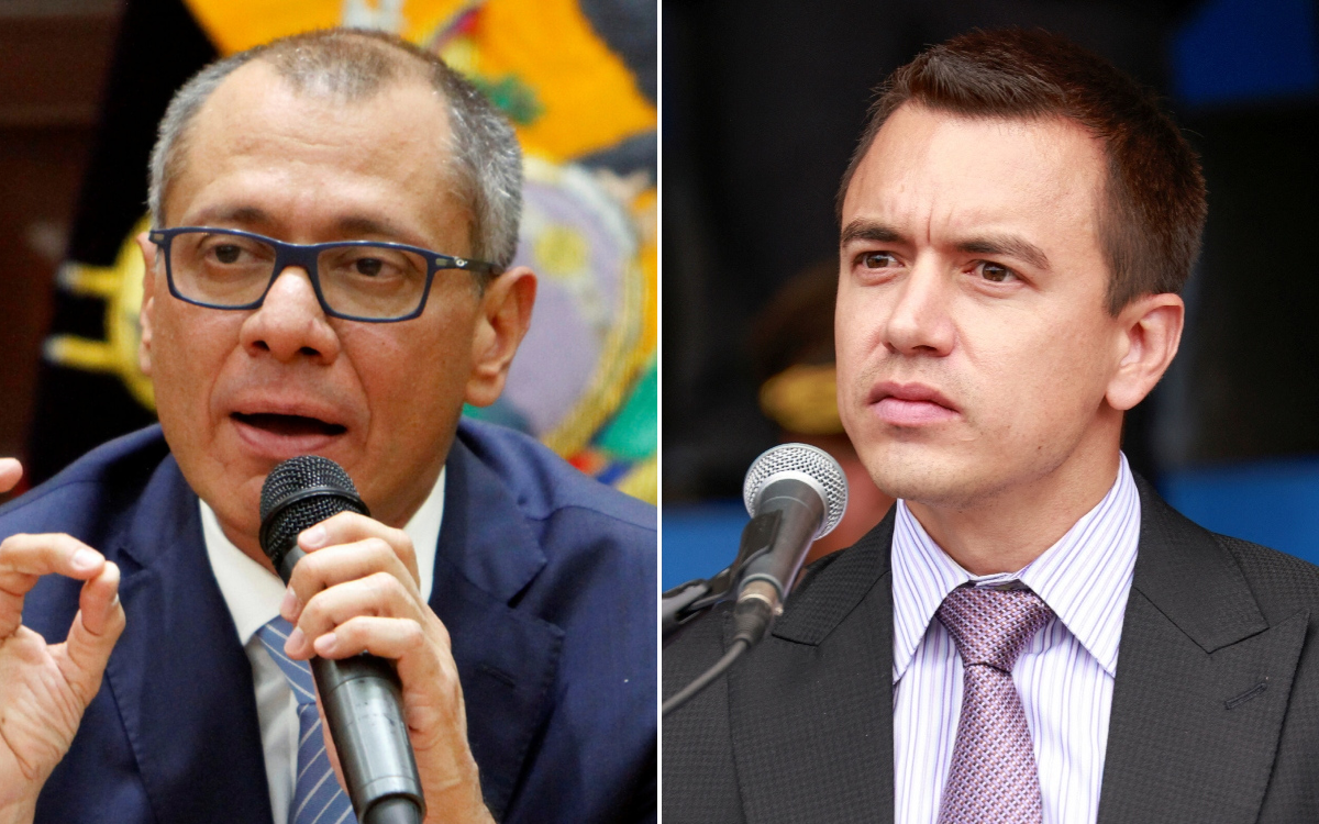 Madre de Jorge Glas denuncia al presidente Noboa ante la FGR