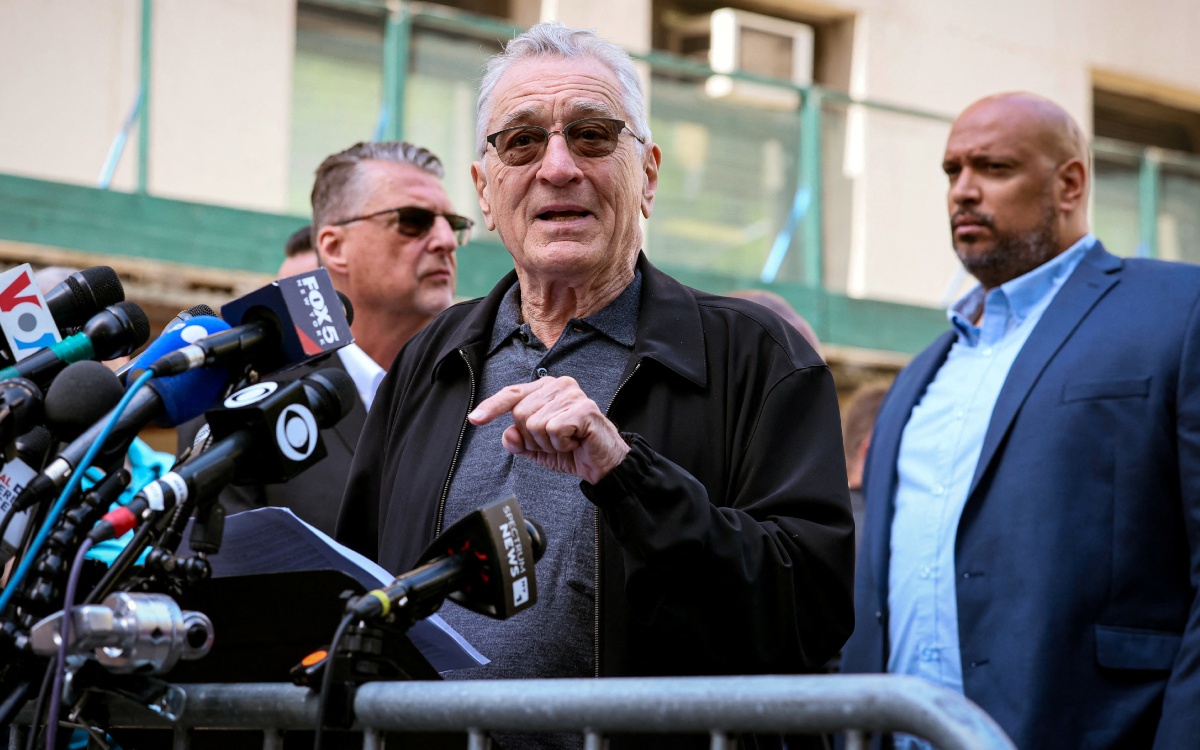 Robert De Niro se refiere a Trump como un 'payaso' y 'Playboy de pacotilla' | Video