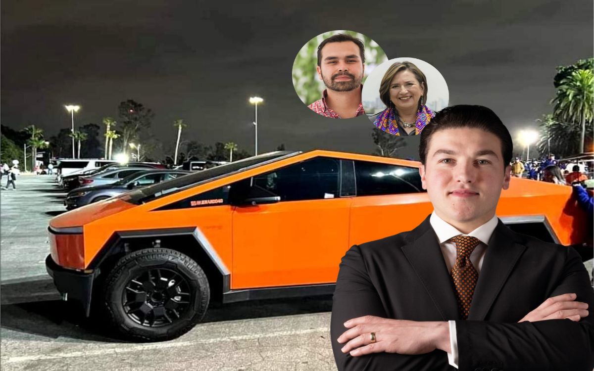Samuel García promete rifar su Cybertruck si Máynez manda a tercer lugar a Xóchitl Gálvez