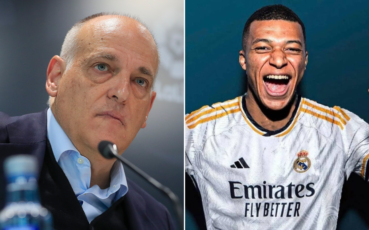 Tebas adelanta que Mbappé firmó con el Real Madrid por cinco temporadas | Video