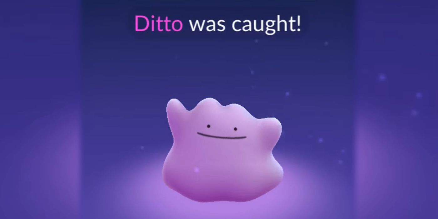 Atrapando a Ditto en diciembre de 2022 de Pokémon GO
