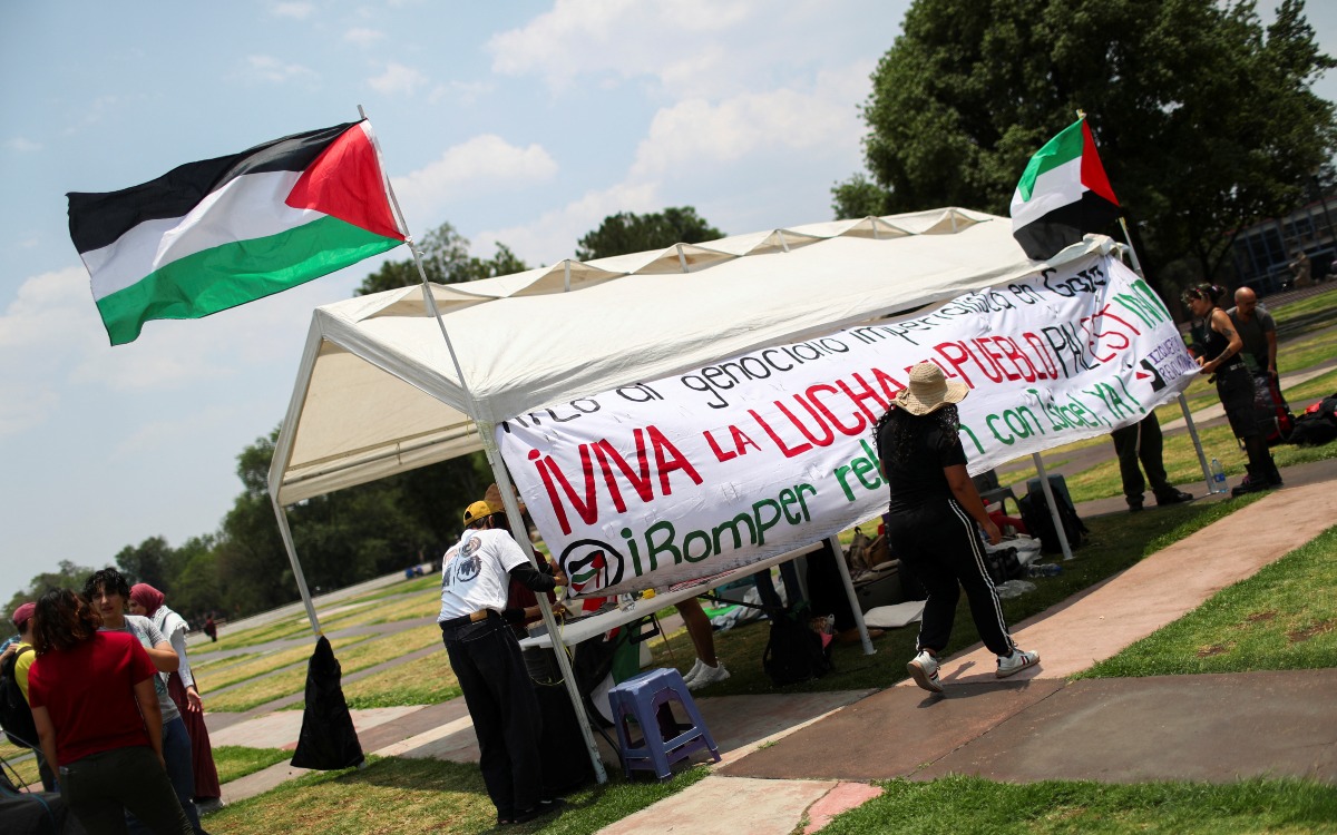 UNAM será respetuosa con campamento proPalestina y velará por la diversidad de pensamiento
