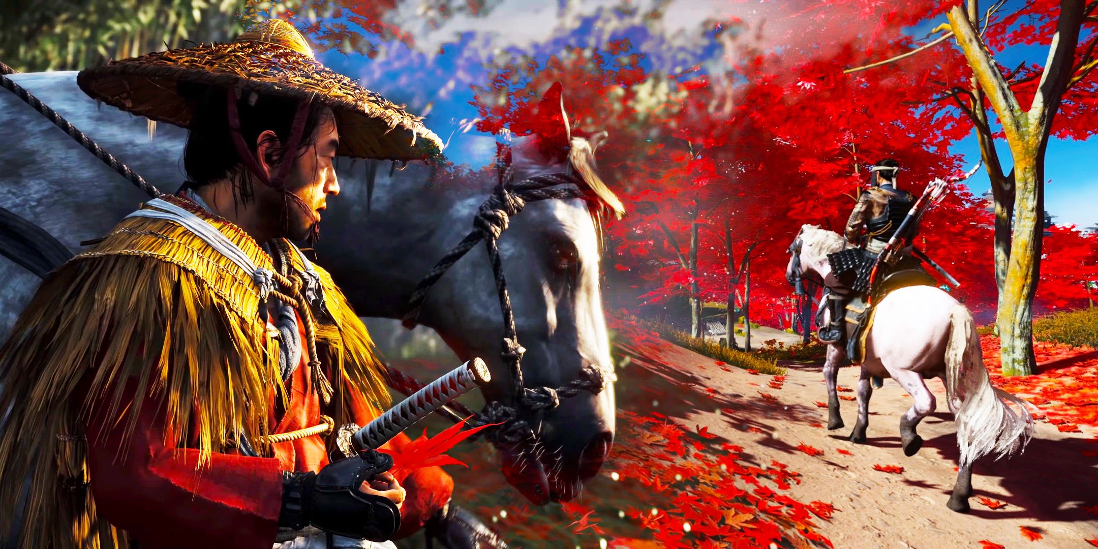 Ghost of Tsushima: opciones de nombre y color del caballo (y qué hacen)