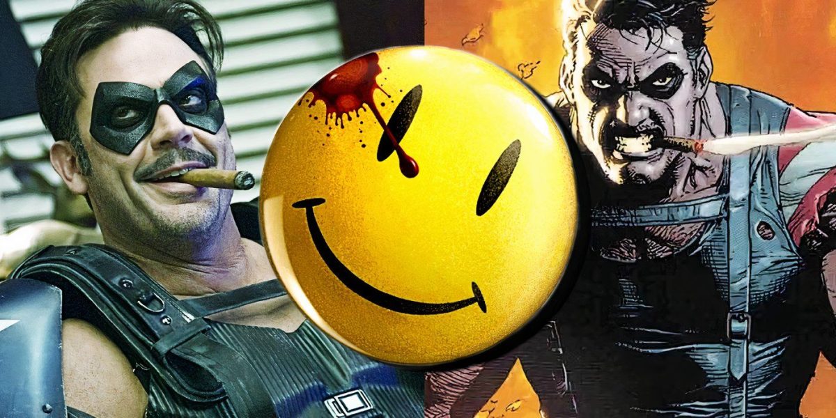 El símbolo más icónico de Watchmen se reinventa en un cosplay de comediante oscuro