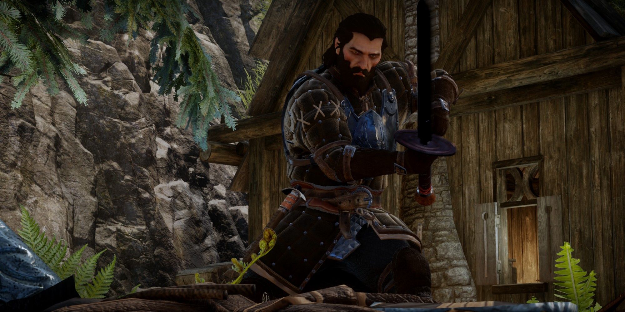 Blackwall en las Tierras del Interior durante The Lone Warden en Dragon Age: Inquisition