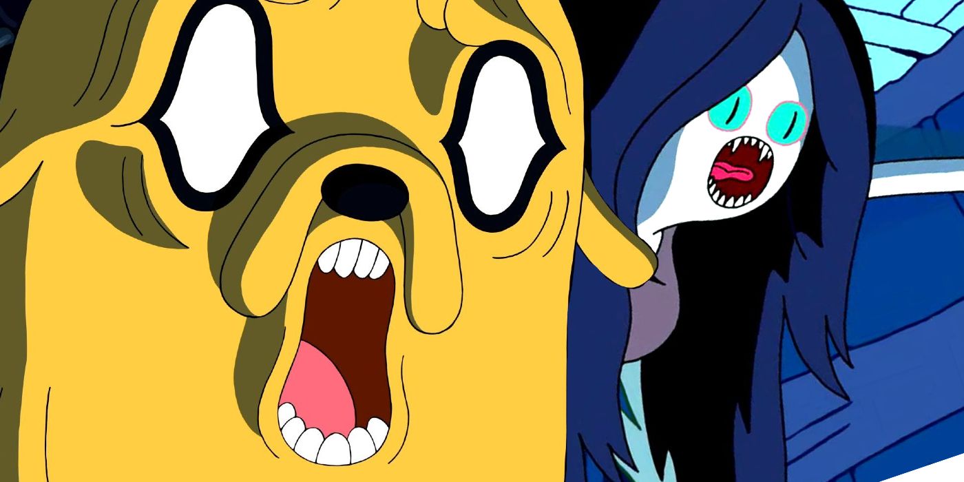 La forma combinada de Jake y Marceline es una de las imágenes de Nightmare Fuel más extrañas de Hora de aventuras