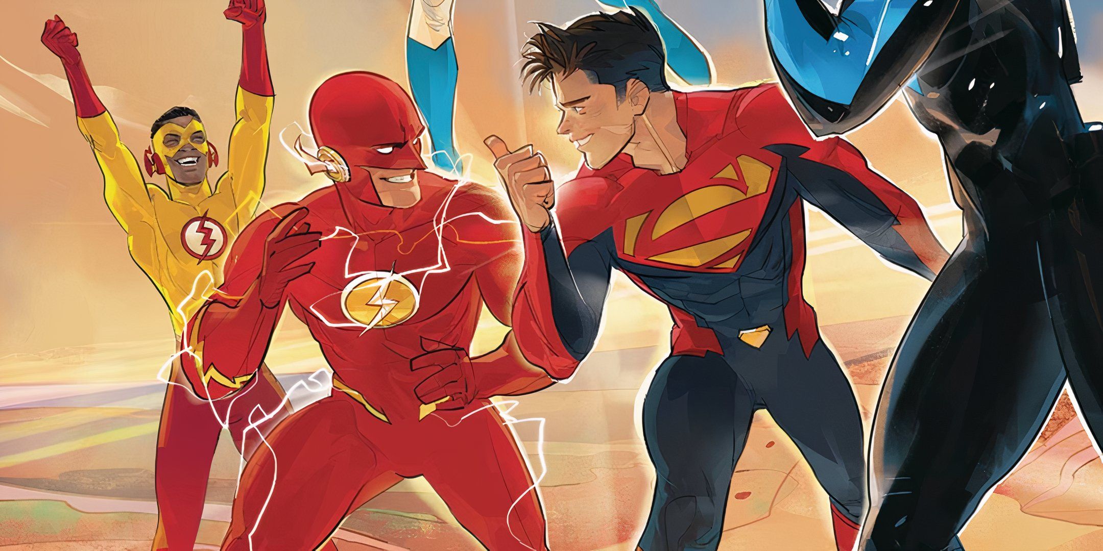 Classic Superman vs. Flash Race obtiene la actualización perfecta de próxima generación en arte nuevo