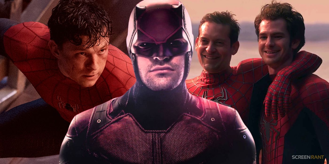 Los personajes de Maguire, Garfield y Holland Spider-Man se unen a Daredevil en el arte del MCU que queremos que cobre vida