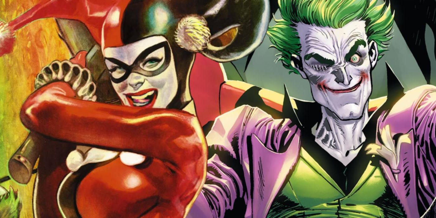 El primer disfraz de Harley Quinn fue una enorme imitación del diseño del Joker