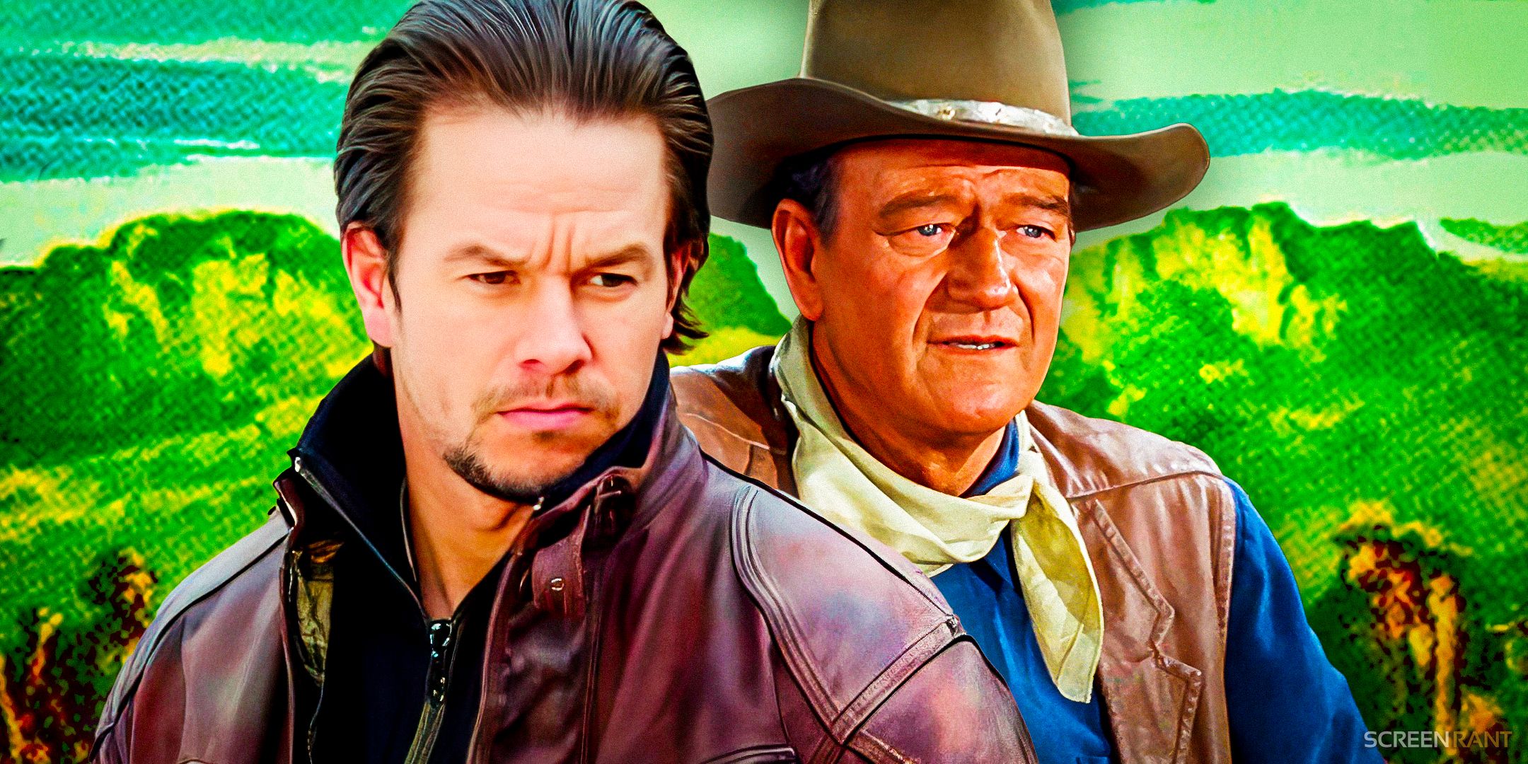 La película de Mark Wahlberg que rehizo en secreto un clásico del western de John Wayne